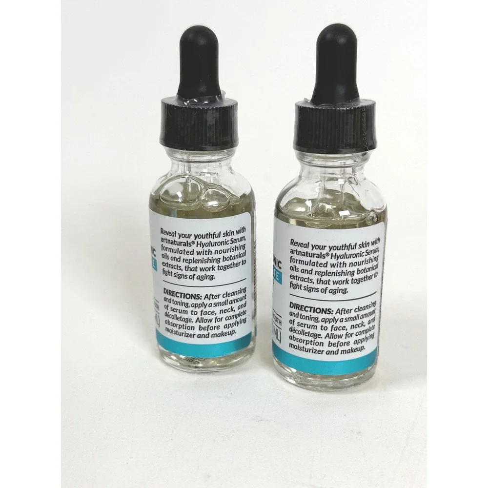 artnaturals Serum Hyaluronic Hydrate Anti Aging Moisture Face Lot 2 1 fl oz New